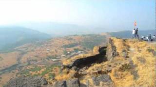 preview picture of video 'Lohagad Fort: View from Vinchu kata (Scorpions tail)'