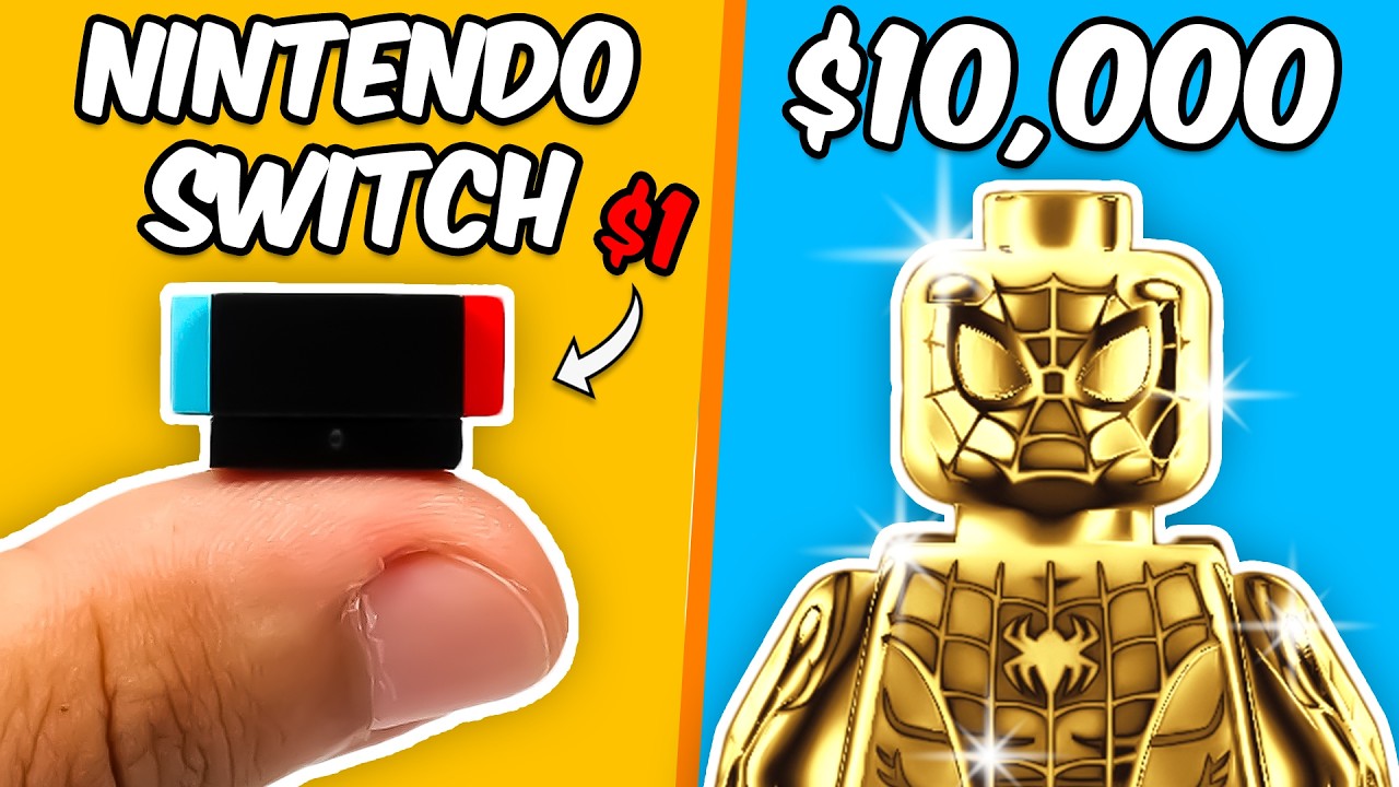$1 vs $10,000 LEGO items!