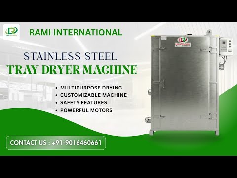 50 Tray Dryer Fully SS304 video thumbnail
