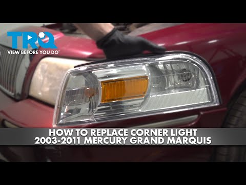 How To Replace Corner Light 2003-2011 Mercury Grand Marquis