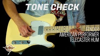 Video thumbnail for TONE CHECK: Fender American Performer Telecaster HS Demo | No Talking by Cream City Music