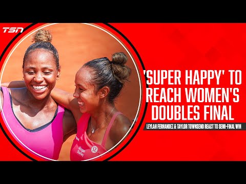 Fernandez, Townsend 'super happy' to reach women's doubles final