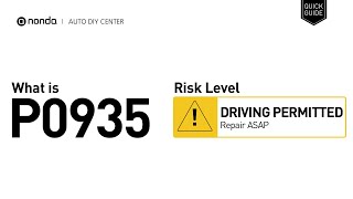 dtc p0935 quickly Fix