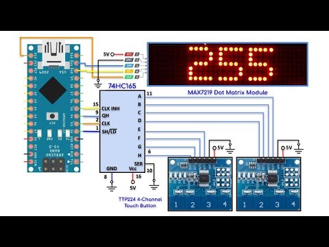 Arduino I/O Expansion via 74HC165 Shift Register