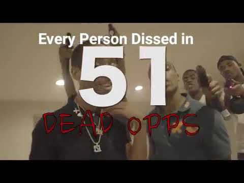 Every Person Dissed in Drilla's "51 Dead Opps"