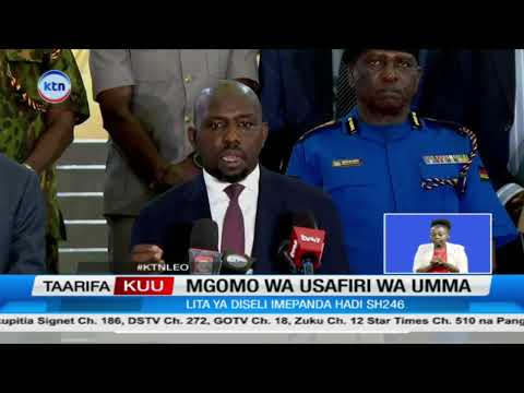 Murkomen atangaza hatua kali baada ya maandamano kuacha maafa nchini