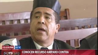 Conocen recurso amparo contra fiscalía interpuesto por Rafael Percival