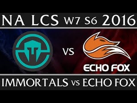 IMT Vs FOX Highlights 2016|Highlights NA LCS Spring 2016 Week 7|IMMORTALS Vs ECHO FOX