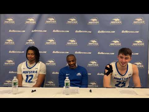 MBB: Hofstra Postgame Press Conference vs. North Carolina A&T (3/1/25)