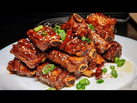 Sticky Pork Ribs with Coke Easy Recipe - 简单美味可乐排骨