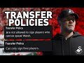 The FIFA Teams with IRL Transfer Policies