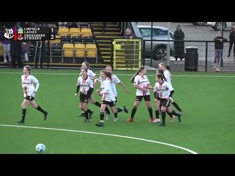 Linfield Ladies v Crusaders Strikers - Under 15 Girls Cup Final - November 2021