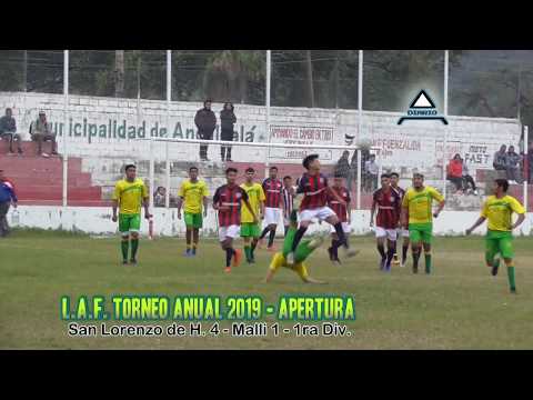 San Lorenzo 4 - Malli 1 (LAF - Apertura 2019) - fecha 2