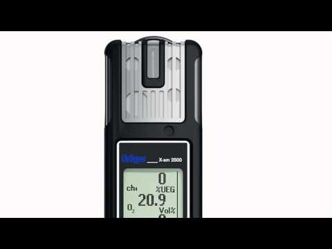 Drager X-am 2500 portable multi gas detector