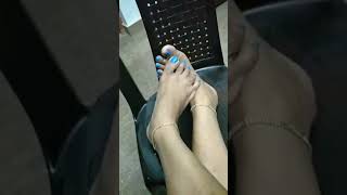 Kerala mistress feet with gold anklet