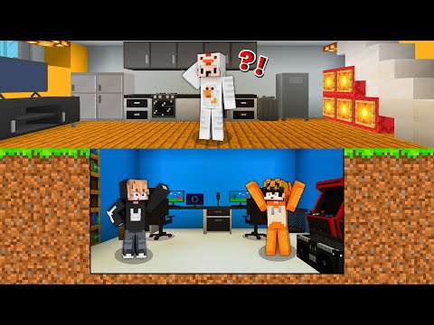 MAKE A SECRET ROOM UNDER CIKO'S HOUSE IN MINECRAFT!!