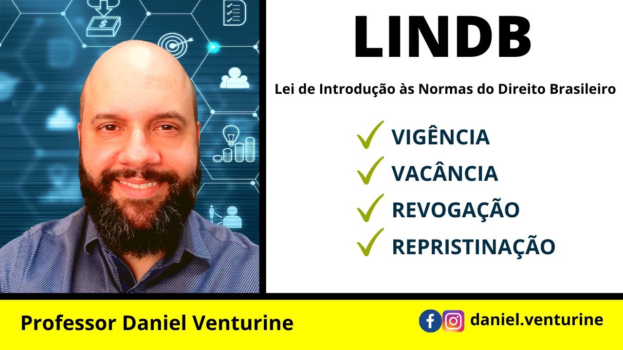 LINDB  - Vigência, vacância, revogação e repristinação - Professor Daniel Venturine