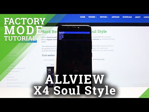 How to Open Factory Mode on ALLVIEW X4 Soul Style -  Test Mode