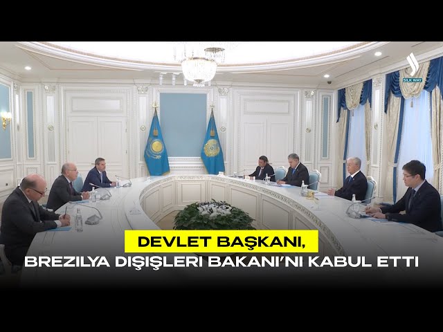 Devlet Başkanı, Brezilya Dişişleri Bakanı’nı kabul etti