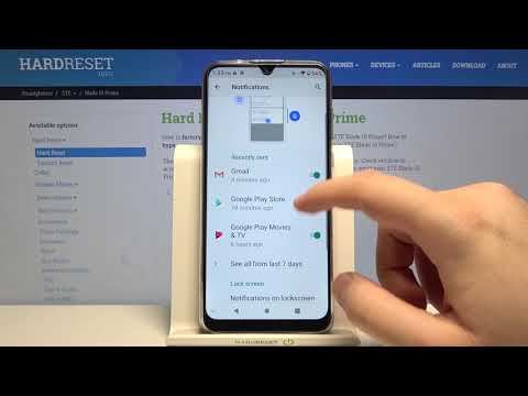 How to Disable / Enable Notifications from Apps in ZTE Blade 10 Prime - Access Notifications