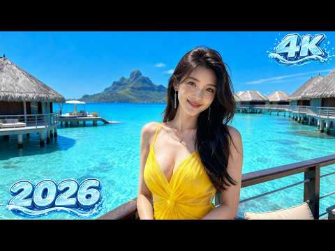 Summer Relaxing Vibes 4K UHD 2026 🍹 Chill Tropical Deep House Mix | Deepora Ocean
