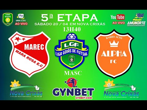 LIGA GOIÁS GYNBET.COM 2024 - MAREC MARA ROSA X ALPHA BARRO ALTO