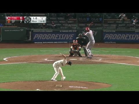 Tyler Rogers throws some filth against the Reds