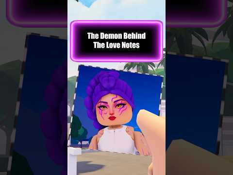 The Demon Behind The Love Notes #roblox #shorts #robloxedit #berryave