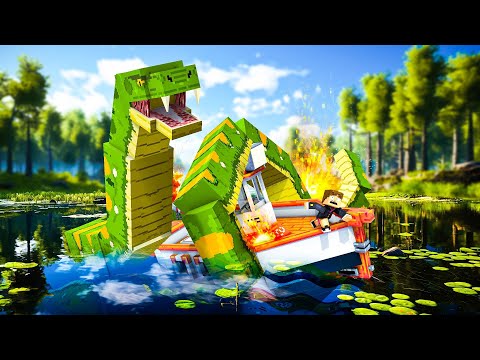 BOIUNA: A MAIOR COBRA ANACONDA DO MUNDO NO MINECRAFT !! O FILME