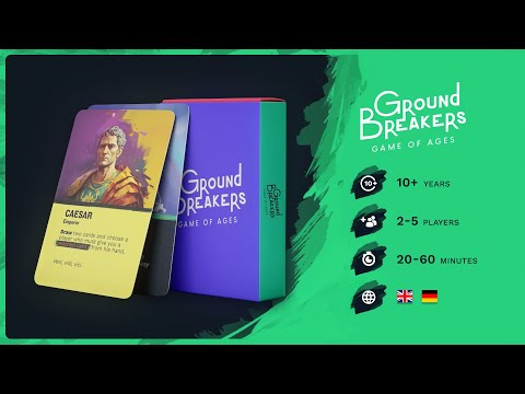 Groundbreakers in 90 seconds