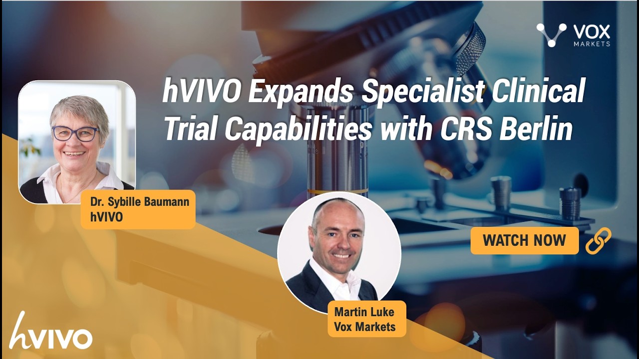 Thumbnail for hVIVO Expands Specialist Clinical Trial Capabilities with CRS Berlin