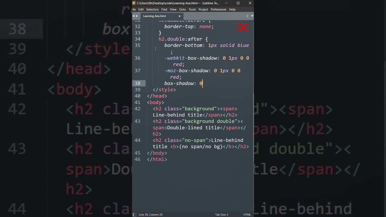 Background Lines | HTML CSS