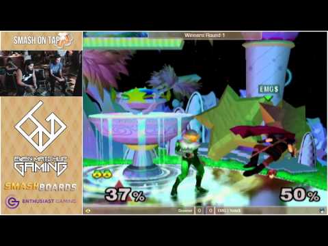 Smash On Tap 9 - Greener (Sheik) vs EMG | Nate$ (Marth) - Singles Winners Bracket