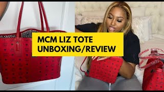 MCM MEDIUM REVERSIBLE LIZ TOTE UNBOXING AND REVIEW | MONTANA NOELLE
