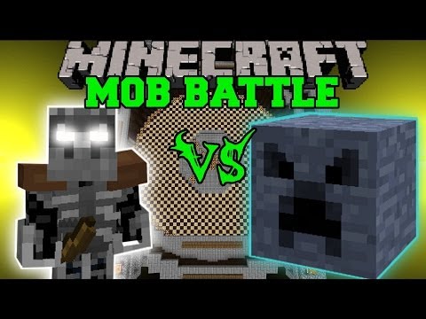 MUTANT CREATURES MOD VS MEGABLOCK - Minecraft Mod Battle - Mob Battles - Mods