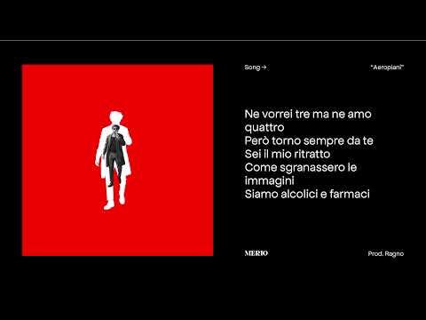 Merio - Aeroplani (Testo / Lyrics)
