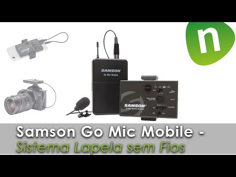 UNBOXING - Samson Go Mic Mobile - Sistema Lapela sem Fios