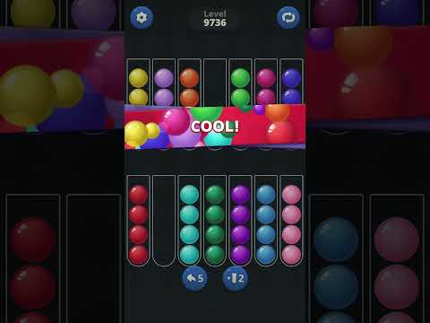 Ball Sort by Infinite Joy: Levels 9736, 9737, 9738