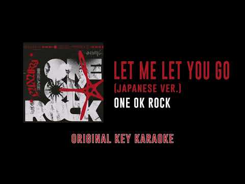 Let Me Let You Go - ONE OK ROCK | カラオケ | Luxury Disease | Karaoke Instrumental with Lyrics