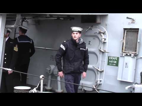 HMS Somerset homecoming 24th february 2012 video 20
