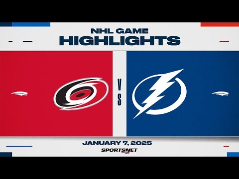 NHL Highlights | Hurricanes vs. Lightning - January 7, 2025