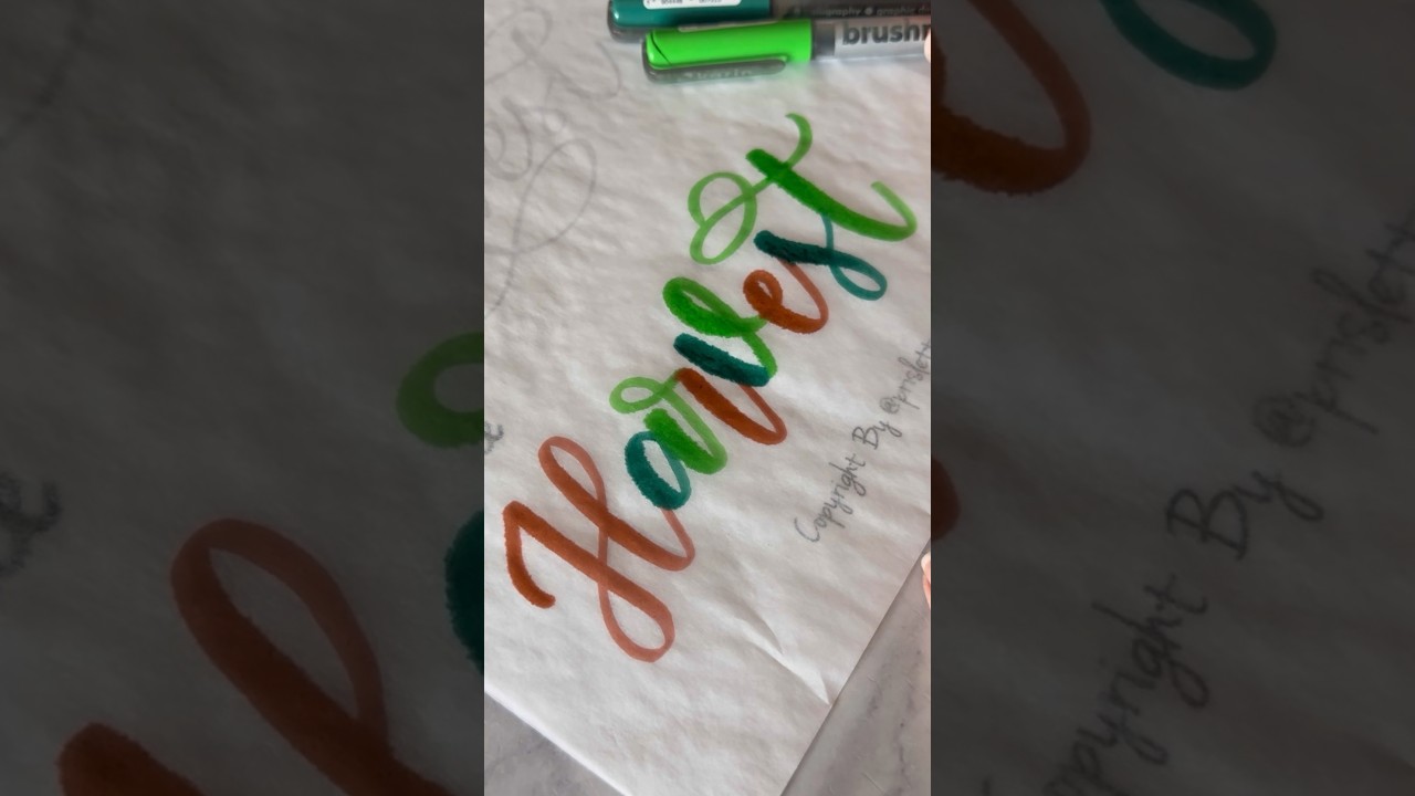 Bounce lettering Free practice sheet #brushlettering #handlettering #lettering #calligraphy