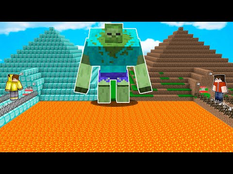 ZENGİN GÜVENLİ PİRAMİT VS FAKİR GÜVENLİ PİRAMİT! 😱 - Minecraft