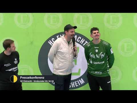 Post-match press conference: HC Eintracht Hildesheim vs. Stralsunder HV
