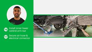 Arnott rear coil conversion kit installation video for Lincoln Navigator(U326)/Ford Expedition(U324)