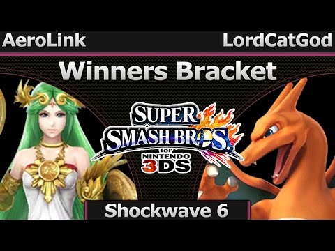 Shockwave 6 Smash 3DS - AeroLink (Palutena) vs LordCatGod (Charizard) - Winners Bracket