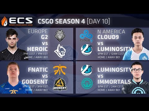 ECS CS:GO S4 DAY 10: Cloud9 vs Luminosity (Inferno)