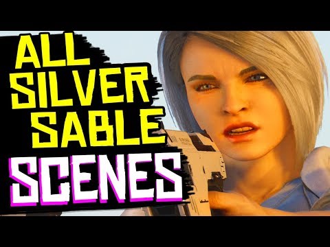 Spider-Man PS4 Silver Lining - ALL SILVER SABLE SCENES Full Story - Spiderman Silver Sable Romance