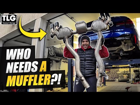 BMW M5 DIY AWE Full SwitchPath Exhaust Install - no more mufflers! (F90)