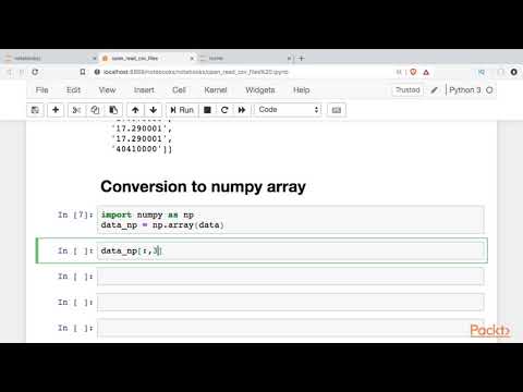 Hands on Python for Finance Opening and Reading a CSV File | packtpub com